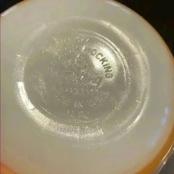 FIRE KING Peach Luster - Picture 4 of 5